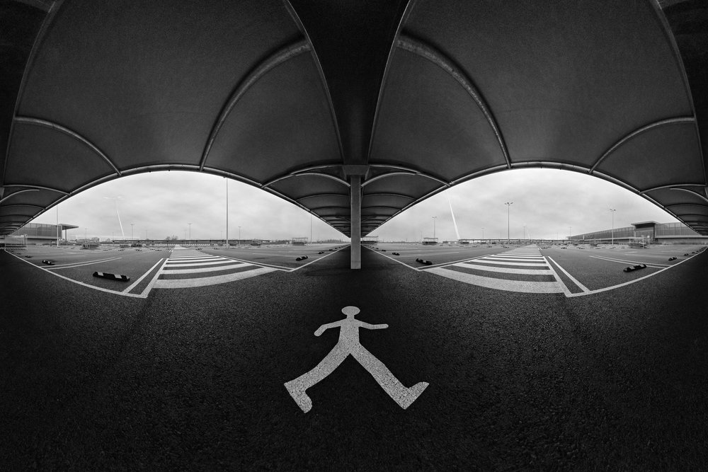 Monochrome Park Perspektive von Francois Casanova