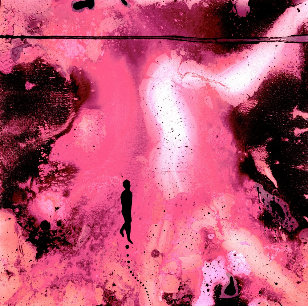Ätherische Rosa Reise von Fredrik Olsen