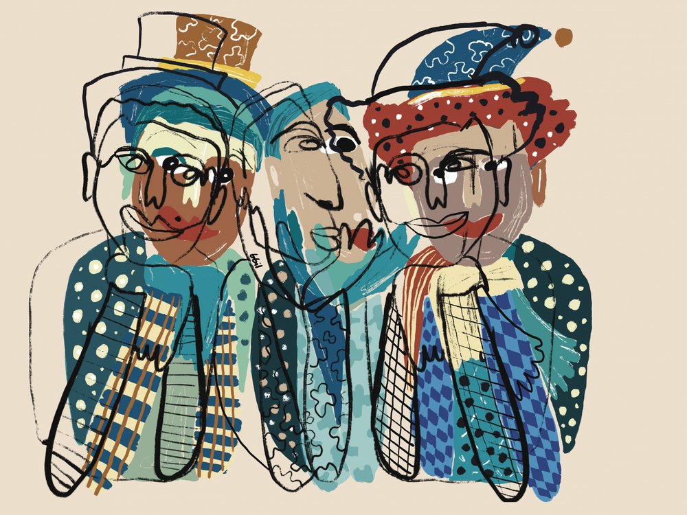 Verspielte abstrakte Figuren von GIovanna Gil Alves
