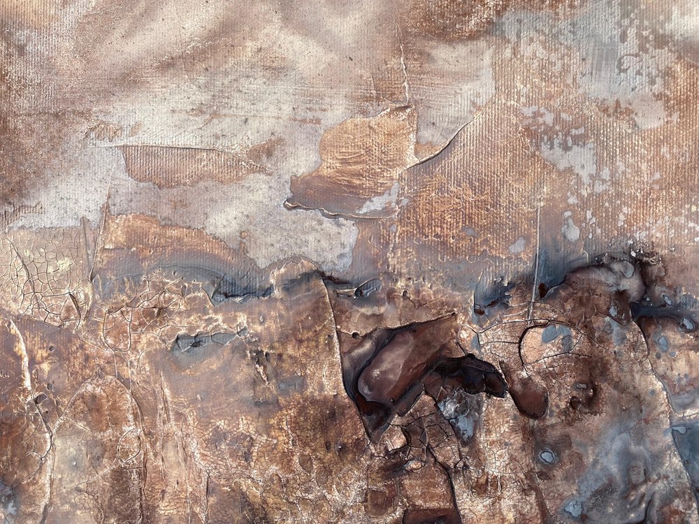 Gealterte metallische Textur von Gabriela Aleksandra Szuba