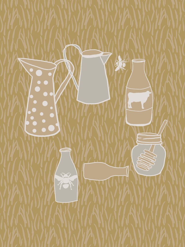 Bauernhaus Milch und Honig von Gemma Bardot