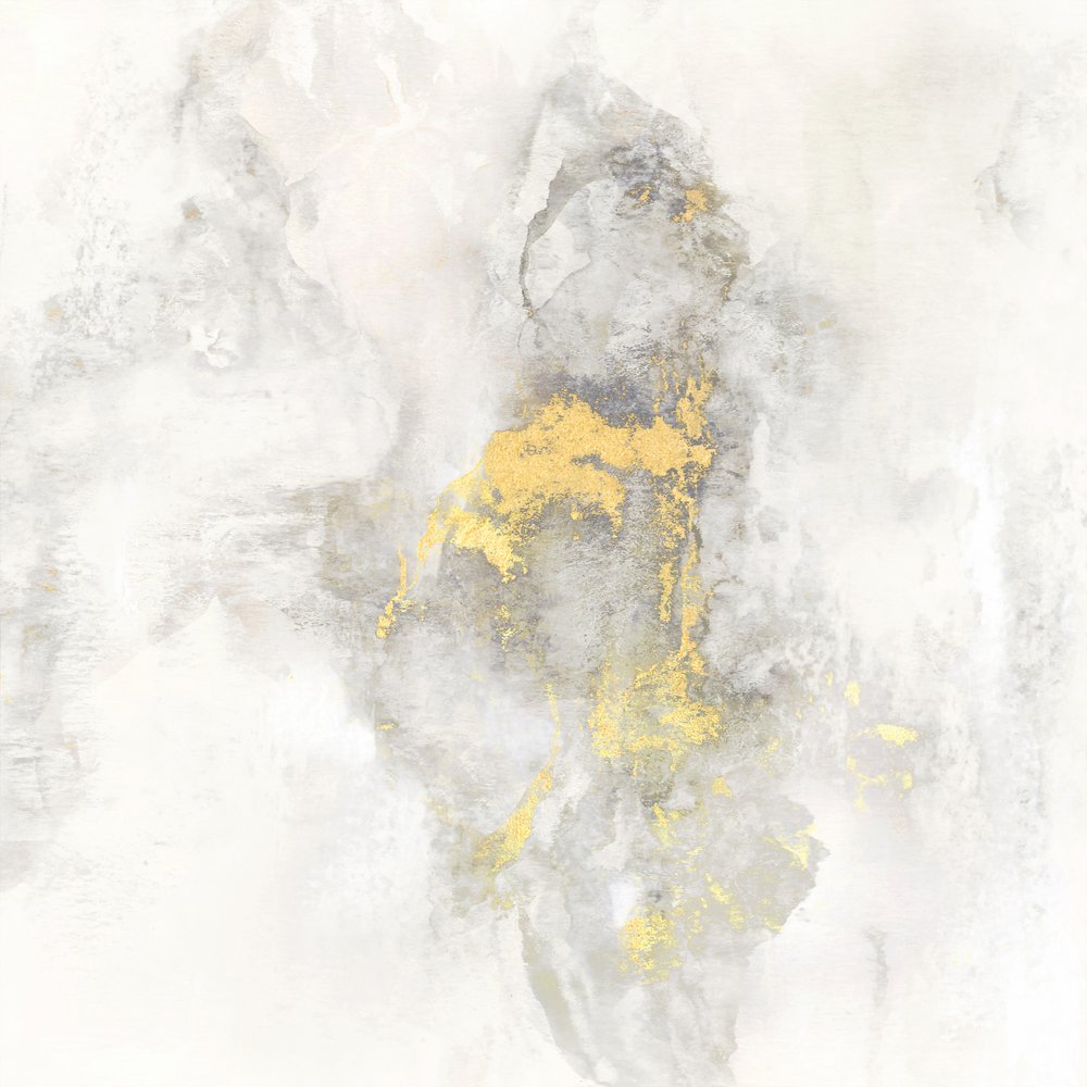 Goldenes Marmor-Abstrakt von Gemma Bardot