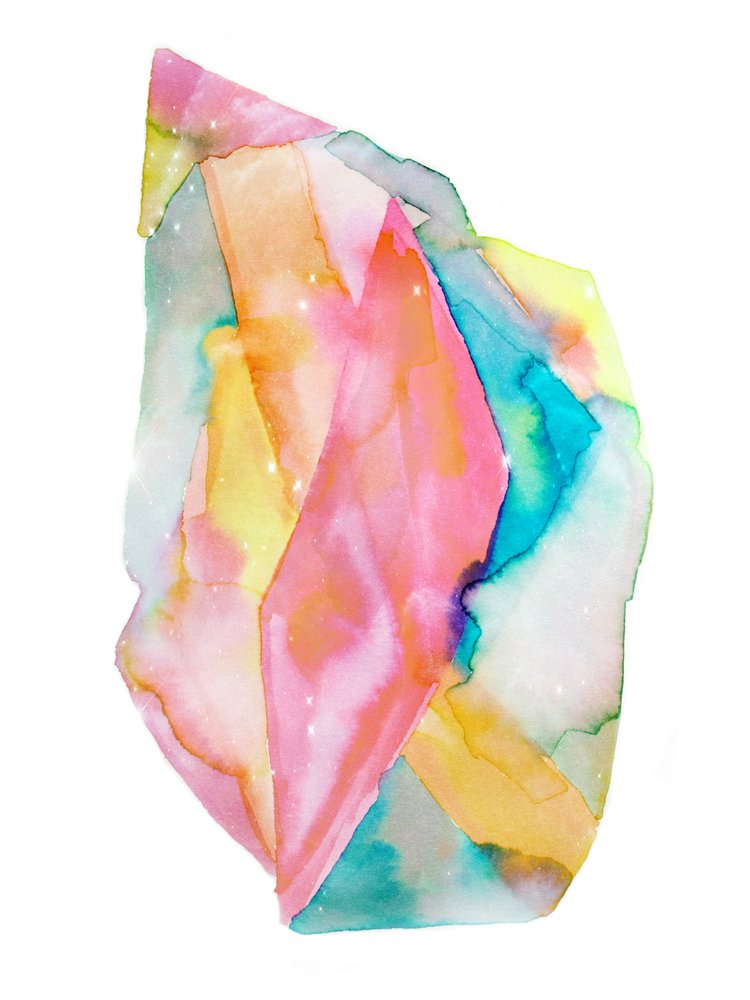 Funkelnder Regenbogen-Edelstein von Gemma Bardot