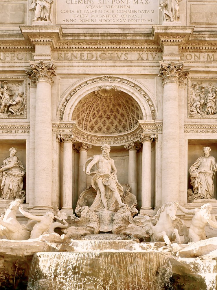 Pracht des Trevi-Brunnens von Gemma Bardot