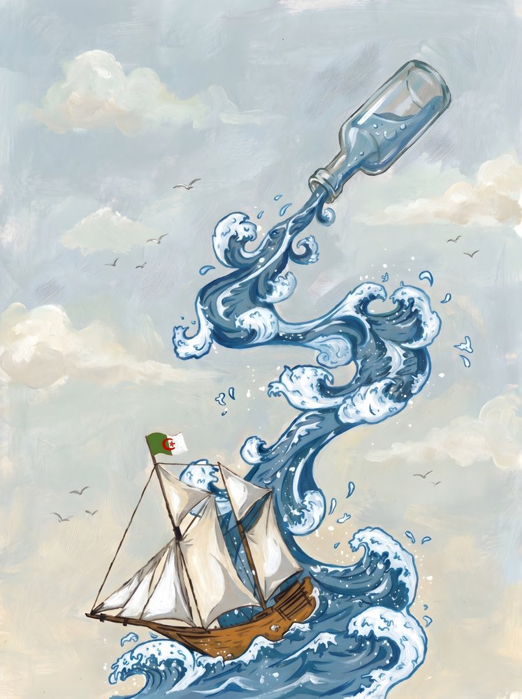Segelschiff Flaschenreise von HUGO