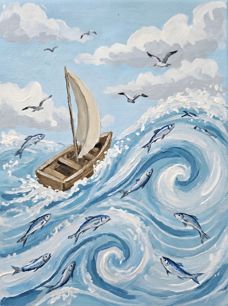Turbulenter Ozeanfisch von HUGO