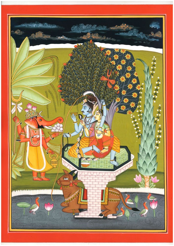 Herr Shiva Parvati Ganesha von IMAGINEERS STUDIO