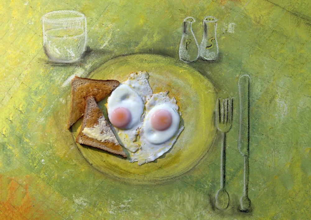 Sonnenseite Frühstück von Ingrid Douglas
