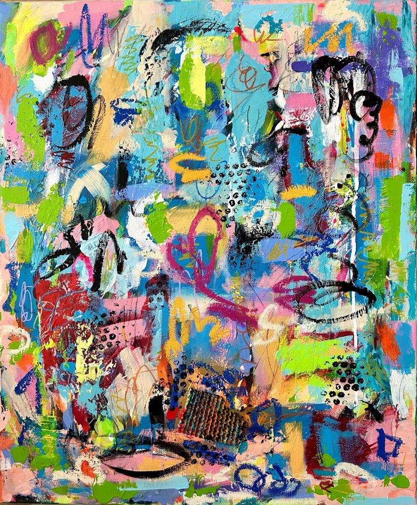 Lebendige abstrakte Energie von Irene Chua