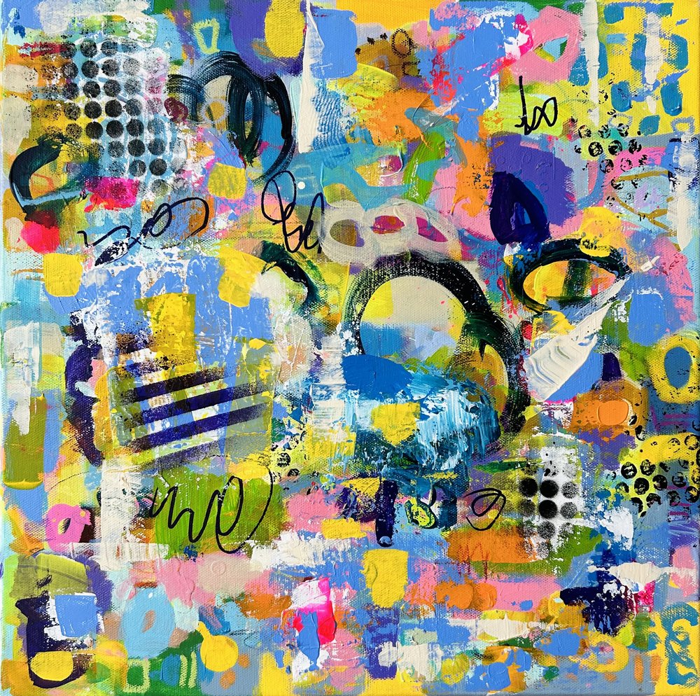 Lebendige abstrakte Expression von Irene Chua