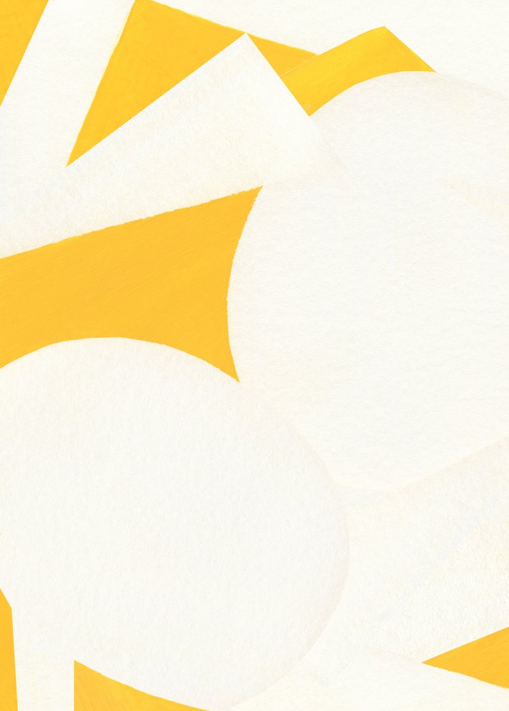 Goldene abstrakte Formen von Jenja Braun