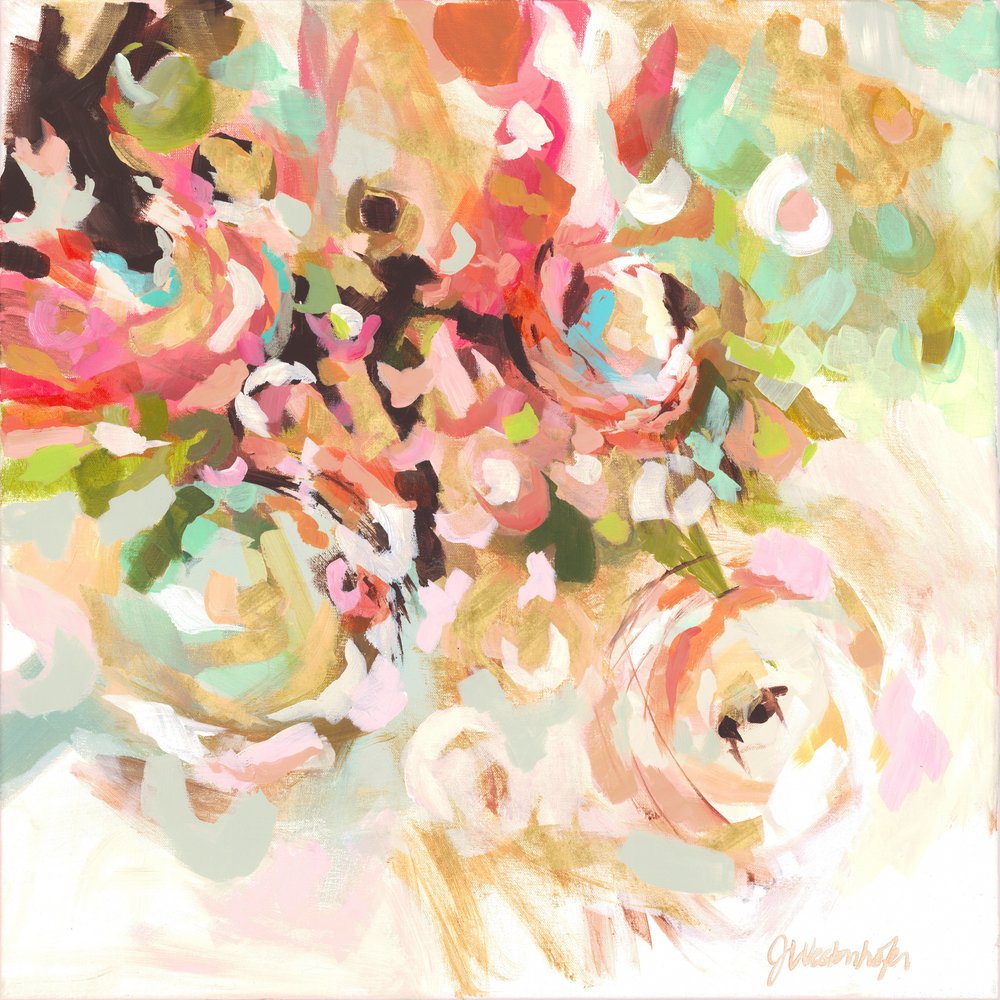 Blumen Abstrakt von Jenny Westenhofer