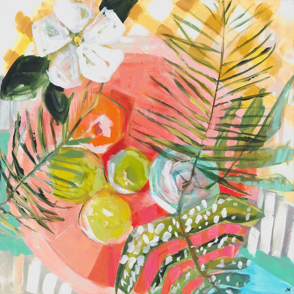 Tropische Tischdekoration von Jenny Westenhofer