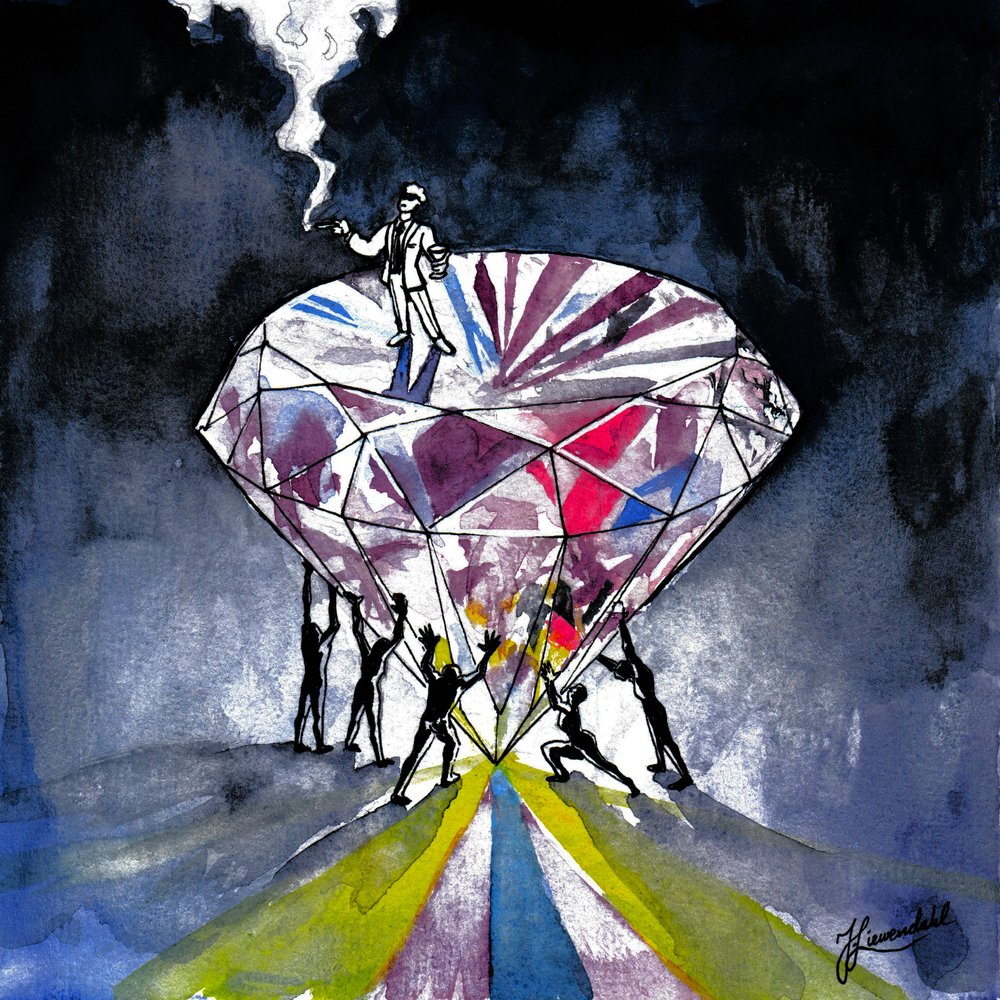 Diamant und Macht von Johan Liewendahl