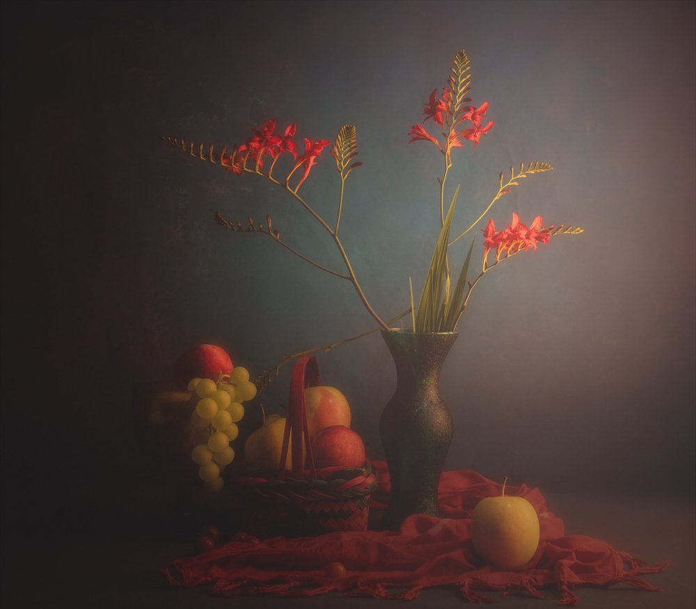 Klassische Blumen und Früchte von John-Mei Zhong