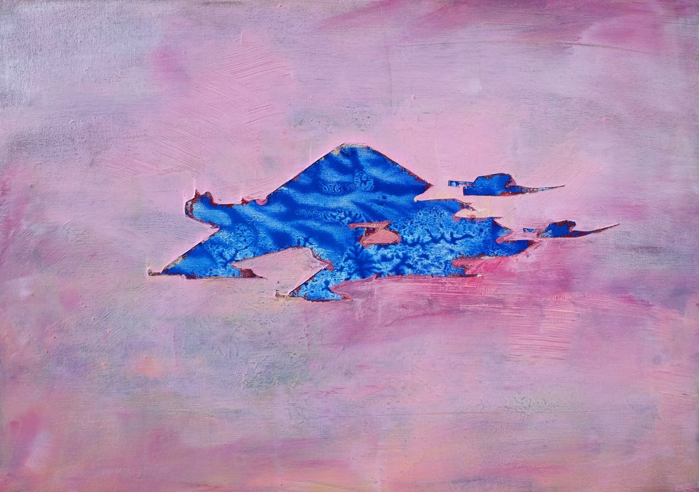 Blauer Bergtraum von Joshua Hoskins