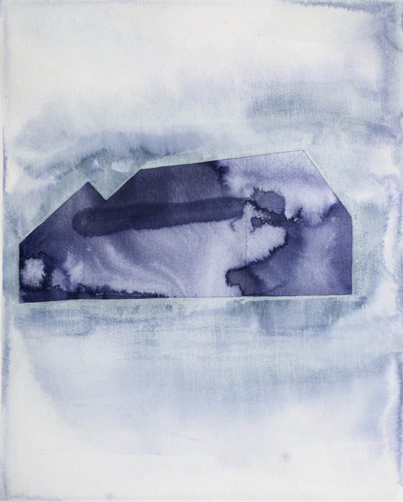 Indigo Berglandschaft von Joshua Hoskins