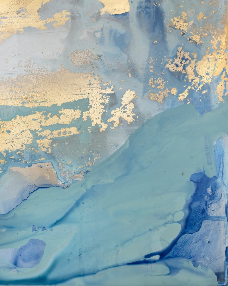 Goldene Wellenlandschaft von Julia Contacessi