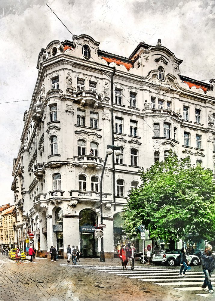 Ornate Stadtecke von Justyna Jaszke