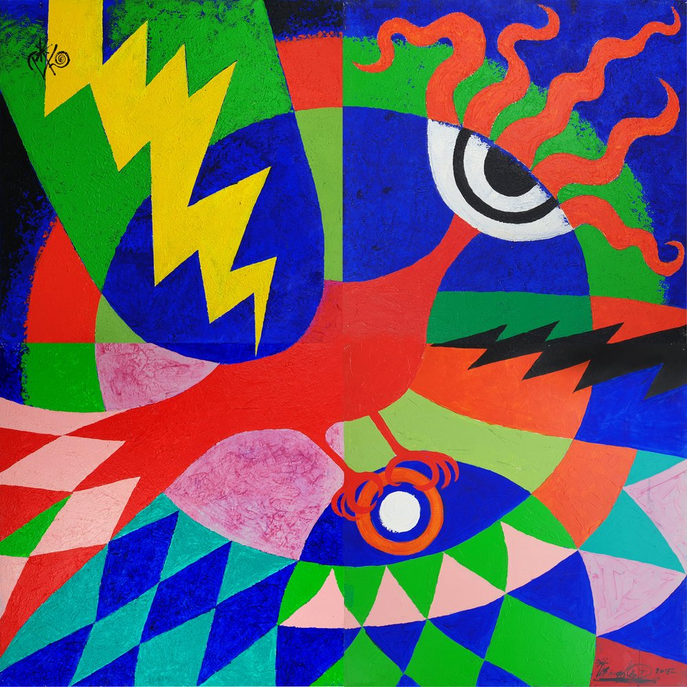 Dynamischer Geometrischer Vogel von Kanat Ibragimov