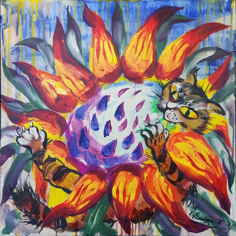 Lebhafte Katzenblüte von Kanat Ibragimov