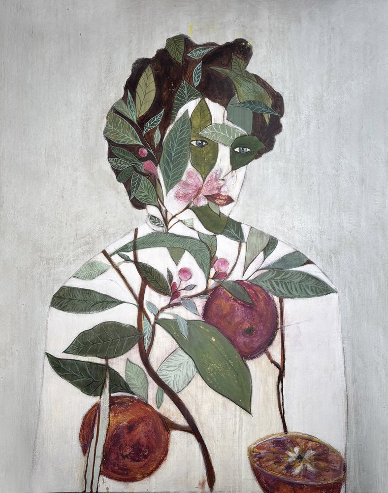 Botanische Figur mit Orangen von Karenina Fabrizzi