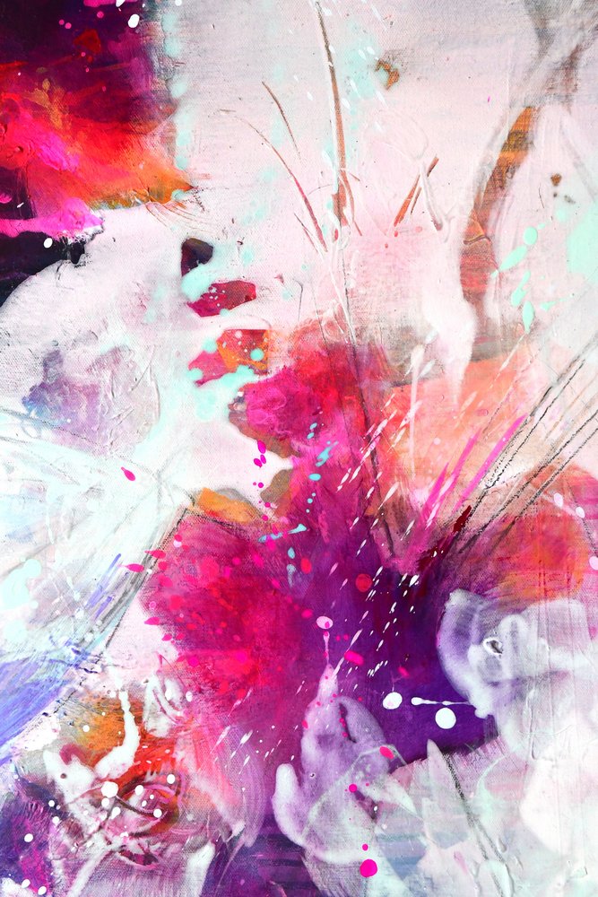 Lebendige abstrakte Fusion von Kirsten Handelmann