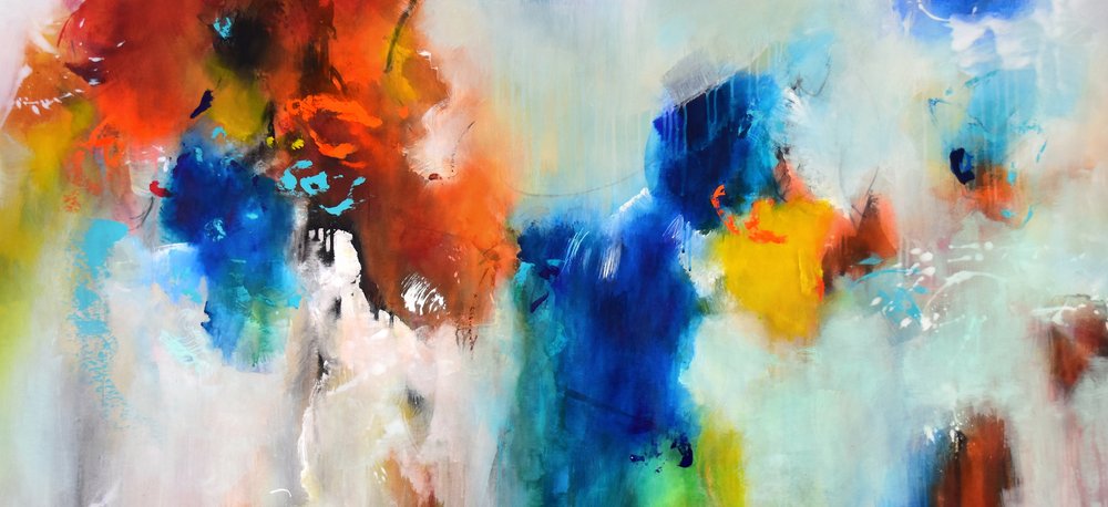 Lebendiges Flüssiges Abstrakt von Kirsten Handelmann
