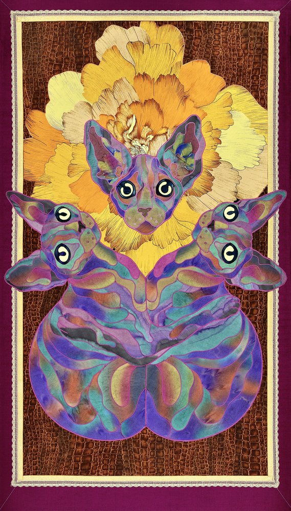 Bunte Sphynx-Blüte von Kostyantin Malginov