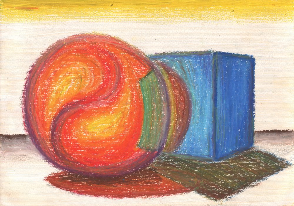 Buntes geometrisches Stillleben von Kulik