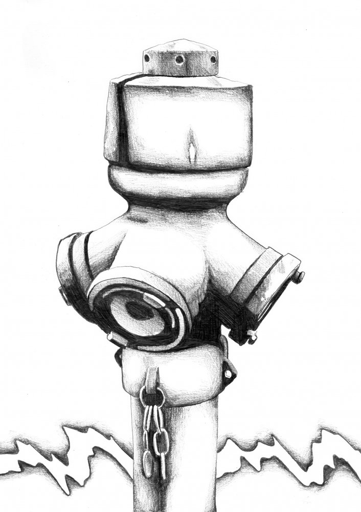 Detaillierter Hydrant von Kulik