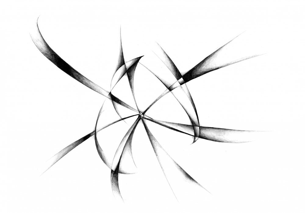 Dynamische Linien Abstrakt von Kulik