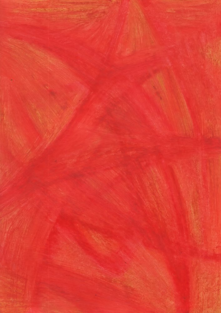 Dynamisches rotes Abstrakt von Kulik