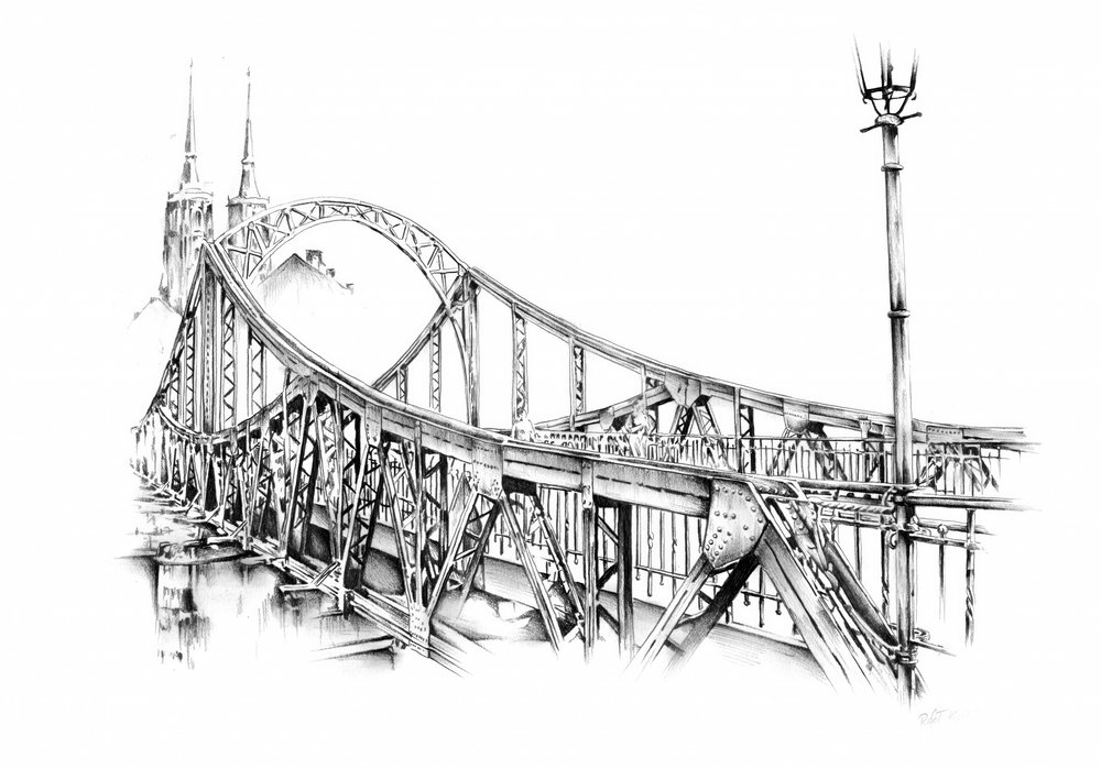 Historische Stadtbrücke von Kulik