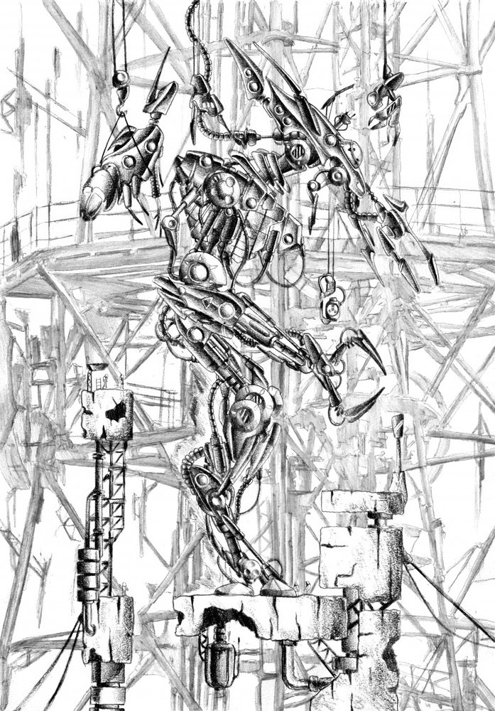 Industrielle Roboter-Montage von Kulik