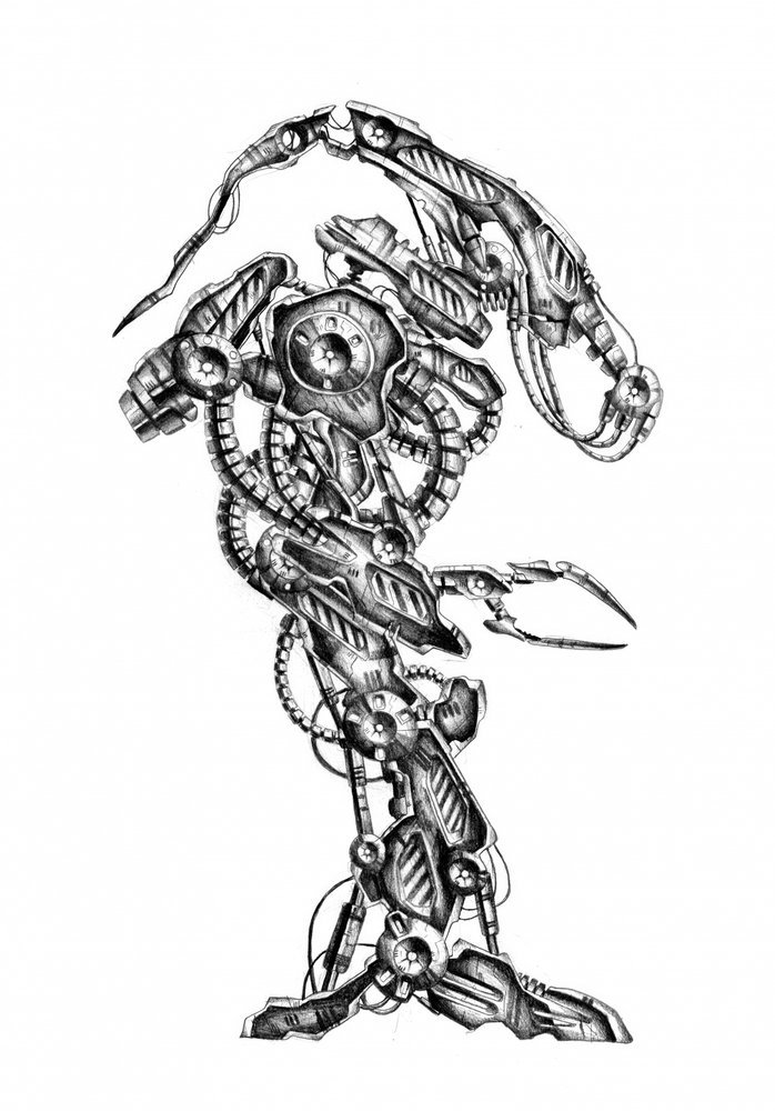 Komplexer Mechanischer Roboter von Kulik