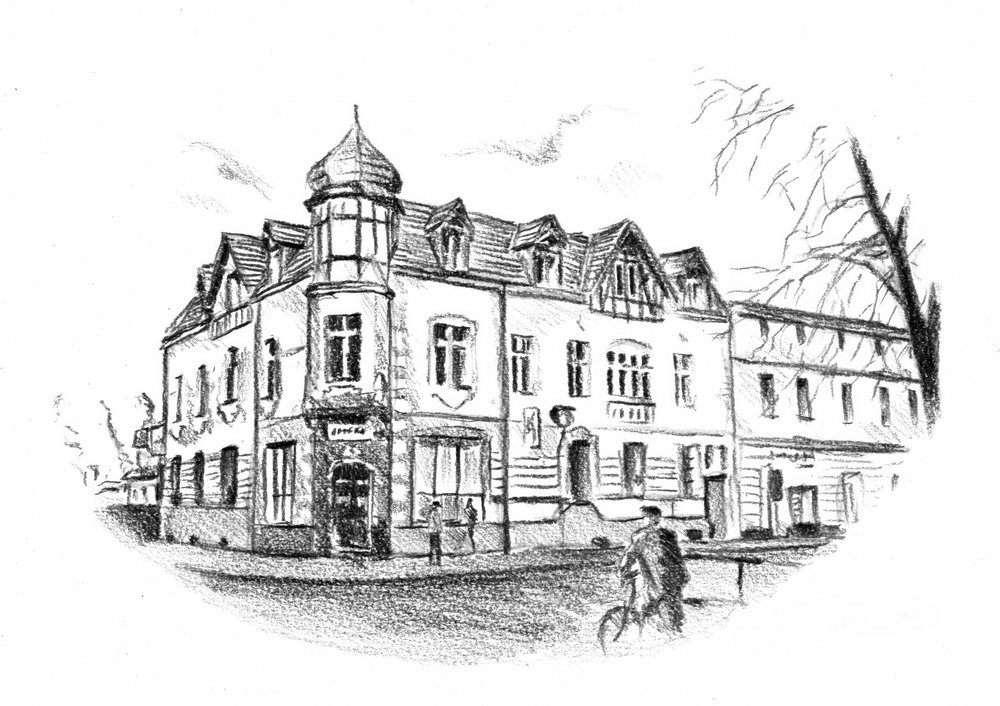 Altstadt Zeichnung von Kulik