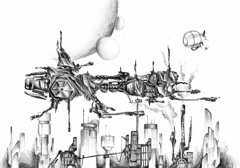 Sci-Fi-Industriemetropole von Kulik