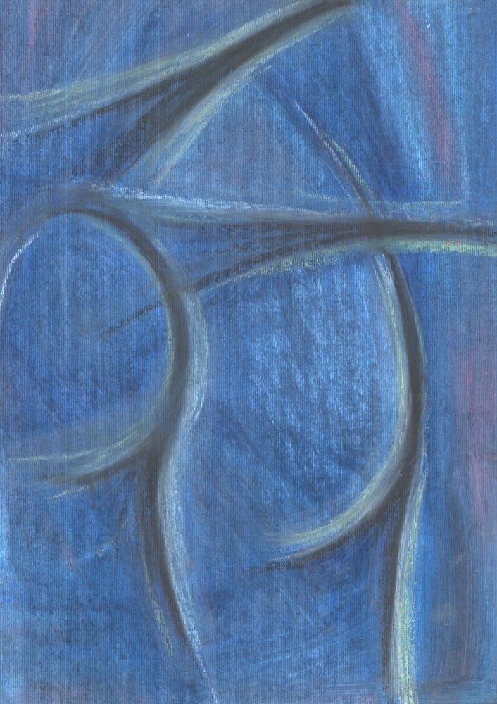 Sinnliche blaue Formen von Kulik