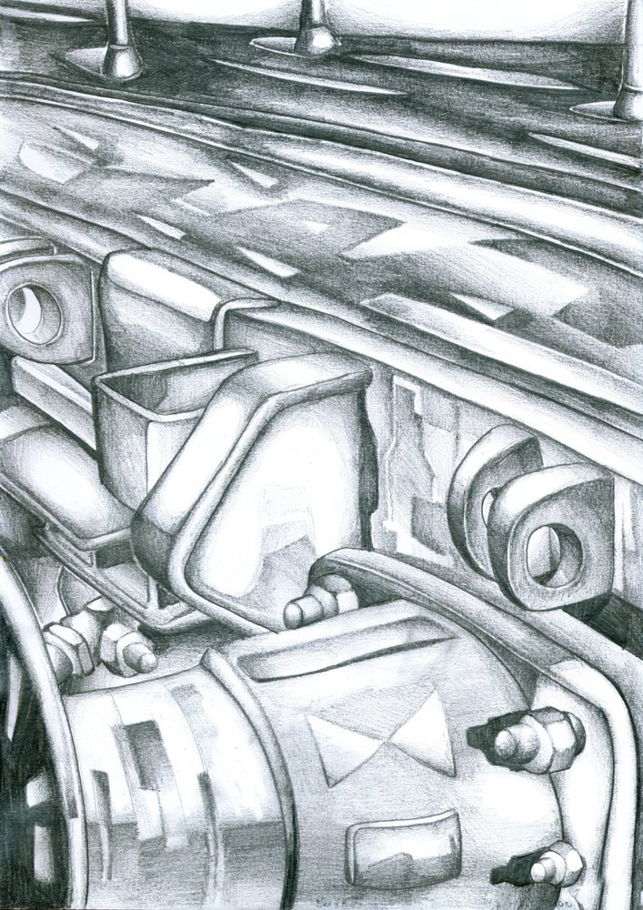 Elegante Industrielle Perspektive von Kulik