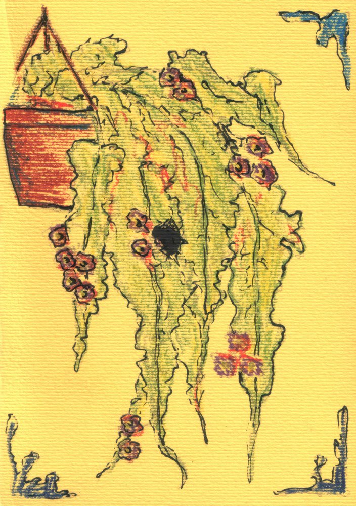 Terrakotta Hängende Blüten von Kulik