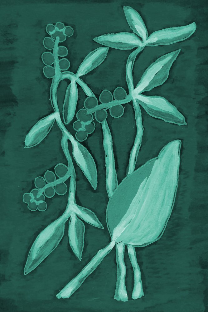 Tiefgrüne Botanicals von Lori Ann Folz