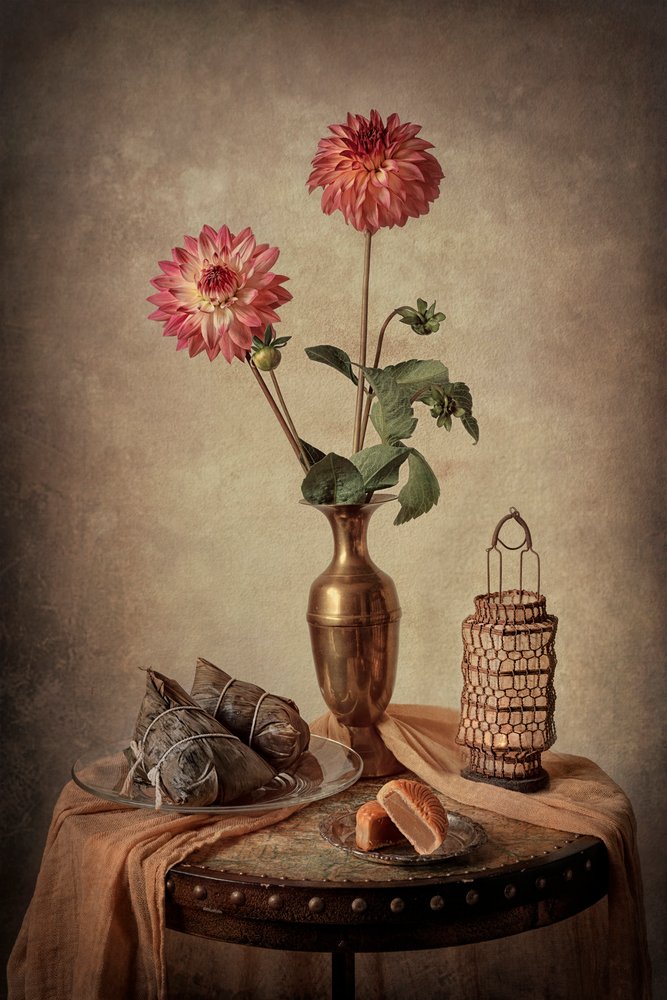 Dahlien Herbstleckereien von Lydia Jacobs
