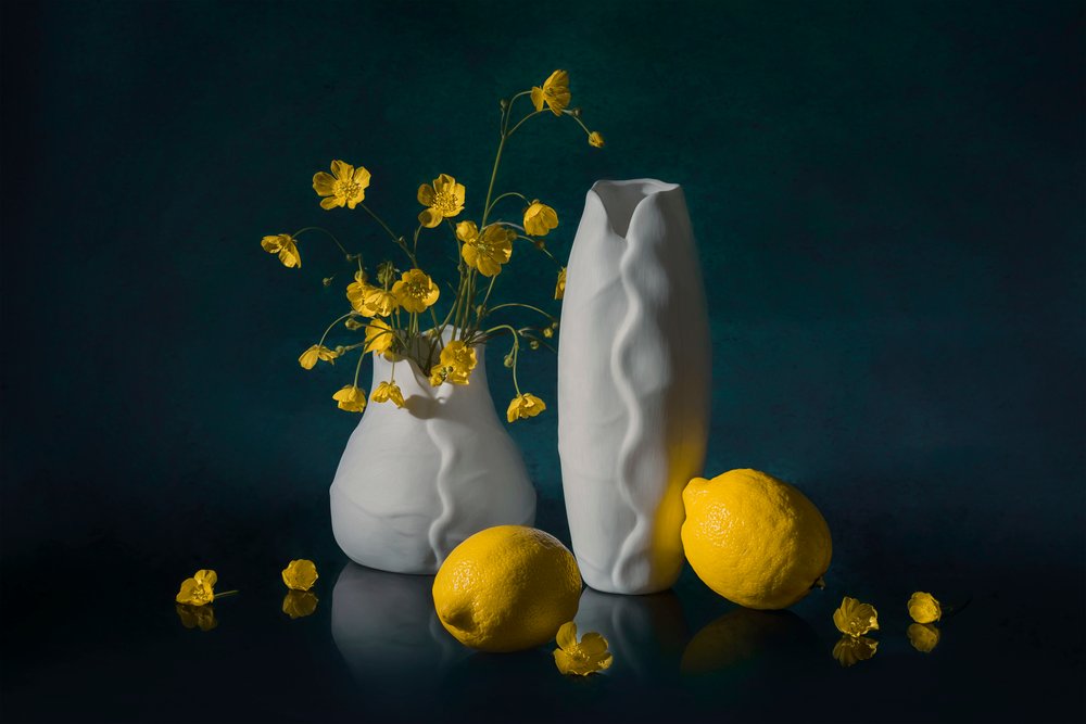 Lebendiges Blumenstillleben von Lydia Jacobs