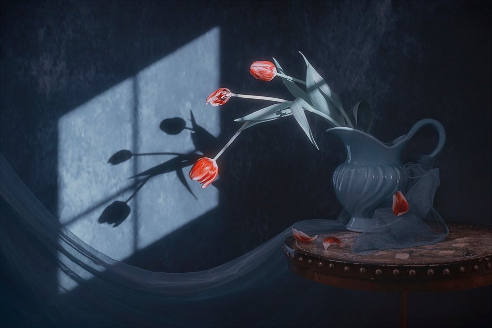 Fensterlicht Tulpen von Lydia Jacobs