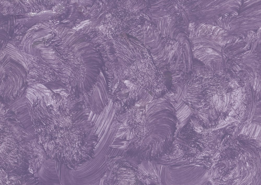 Abstrakte Lila Pinselstriche von Maira Ribena
