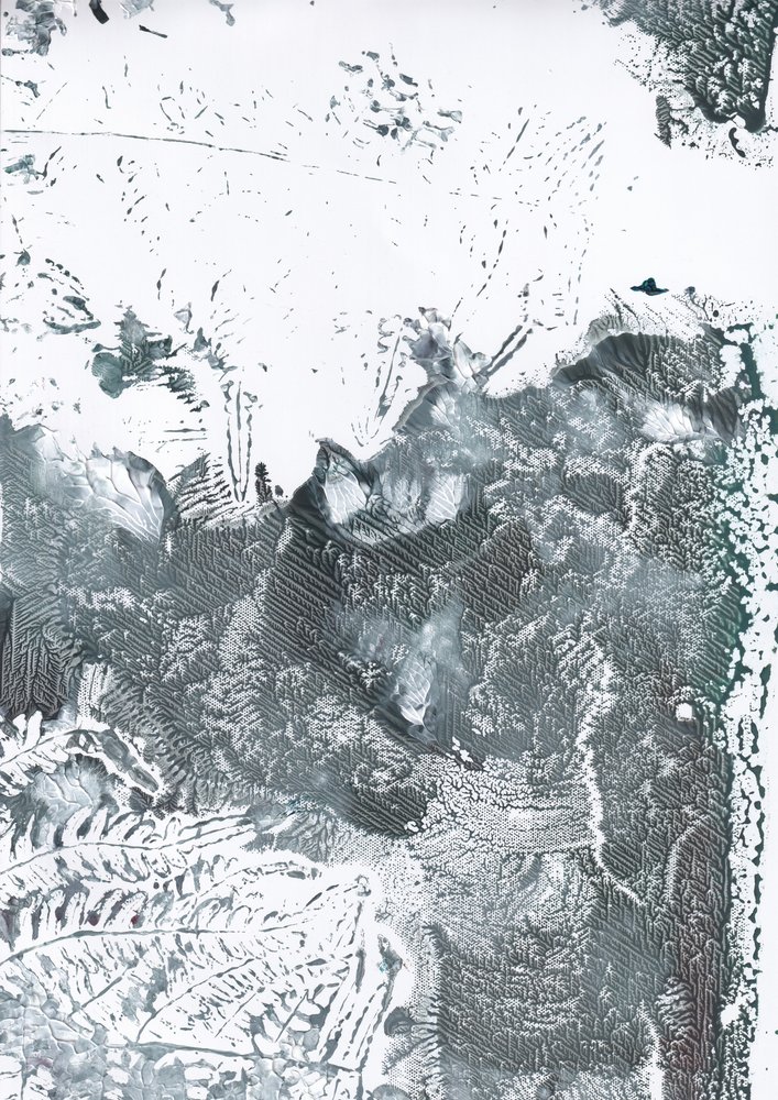 Stimmungsvolles Winterabstrakt von Maira Ribena