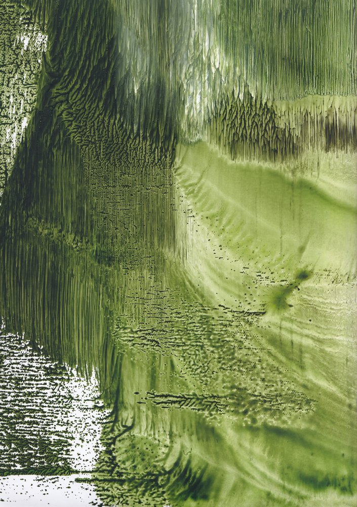 Organischer Grüner Fluss von Maira Ribena