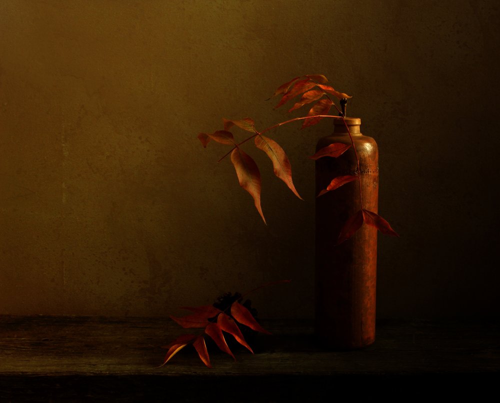 Herbst Stillleben von Margaret Halaby