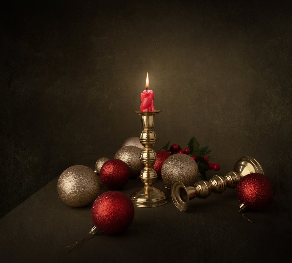 Festliche Weihnachtskerze von Margareth Perfoncio